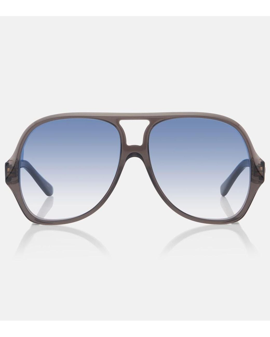 Chloé Blue Salome Aviator Sunglasses