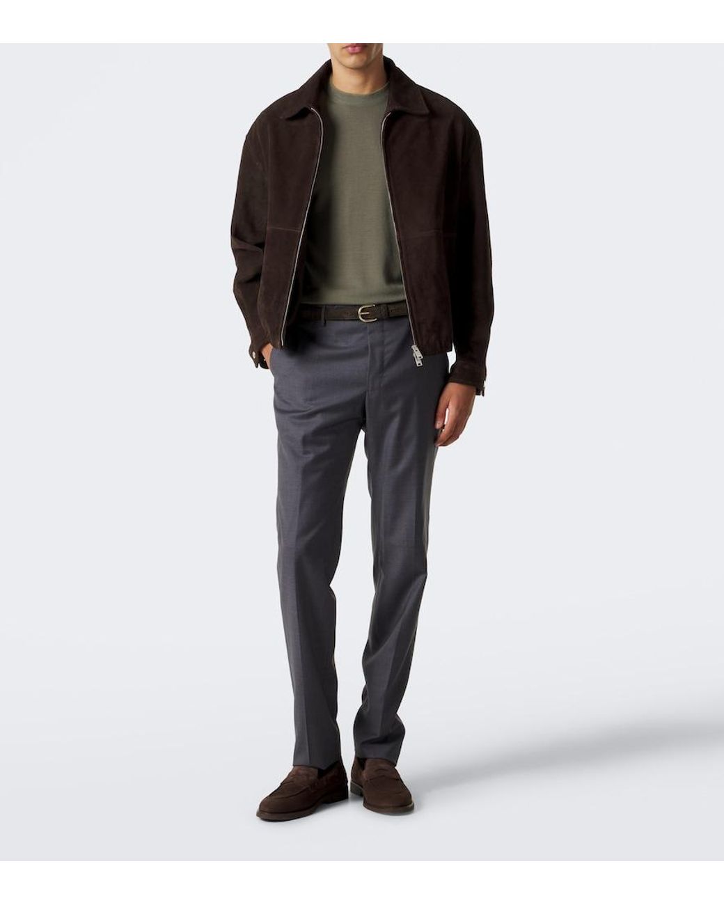 Pullover di Canali in Green da Uomo