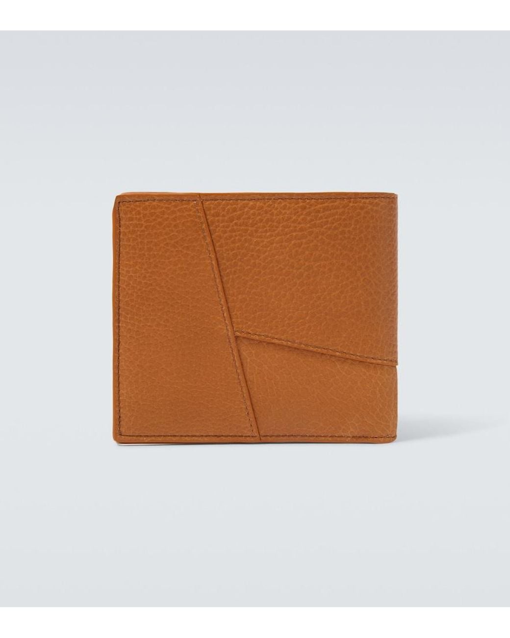 Loewe Brown Puzzle Leather Wallet for men