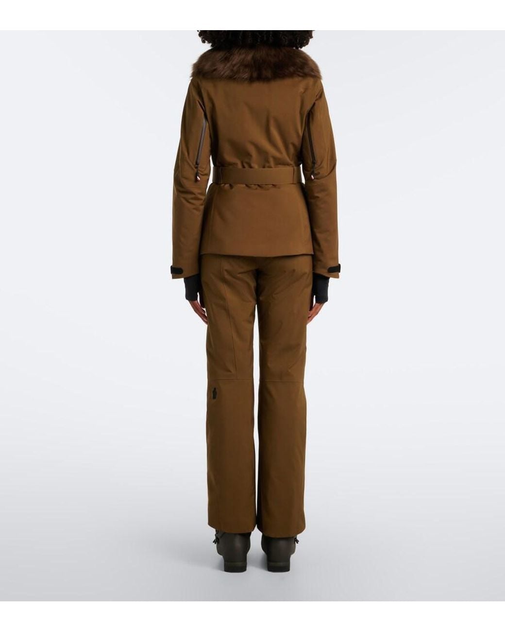 Moncler Brown Technical Ski Pants