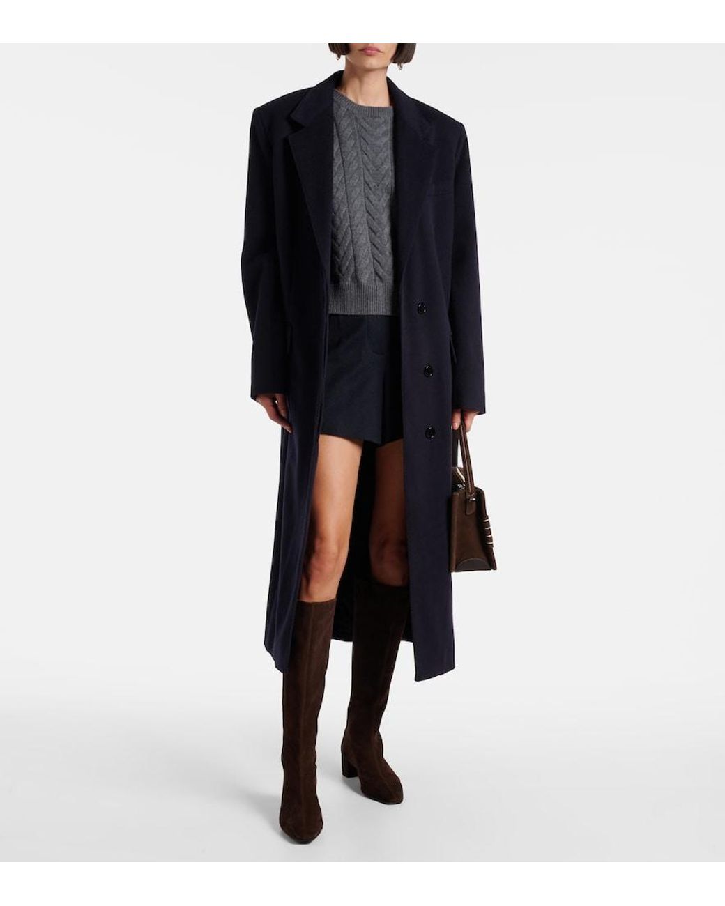 Aquazzura Brown Saint Honore 35 Suede Knee-High Boots