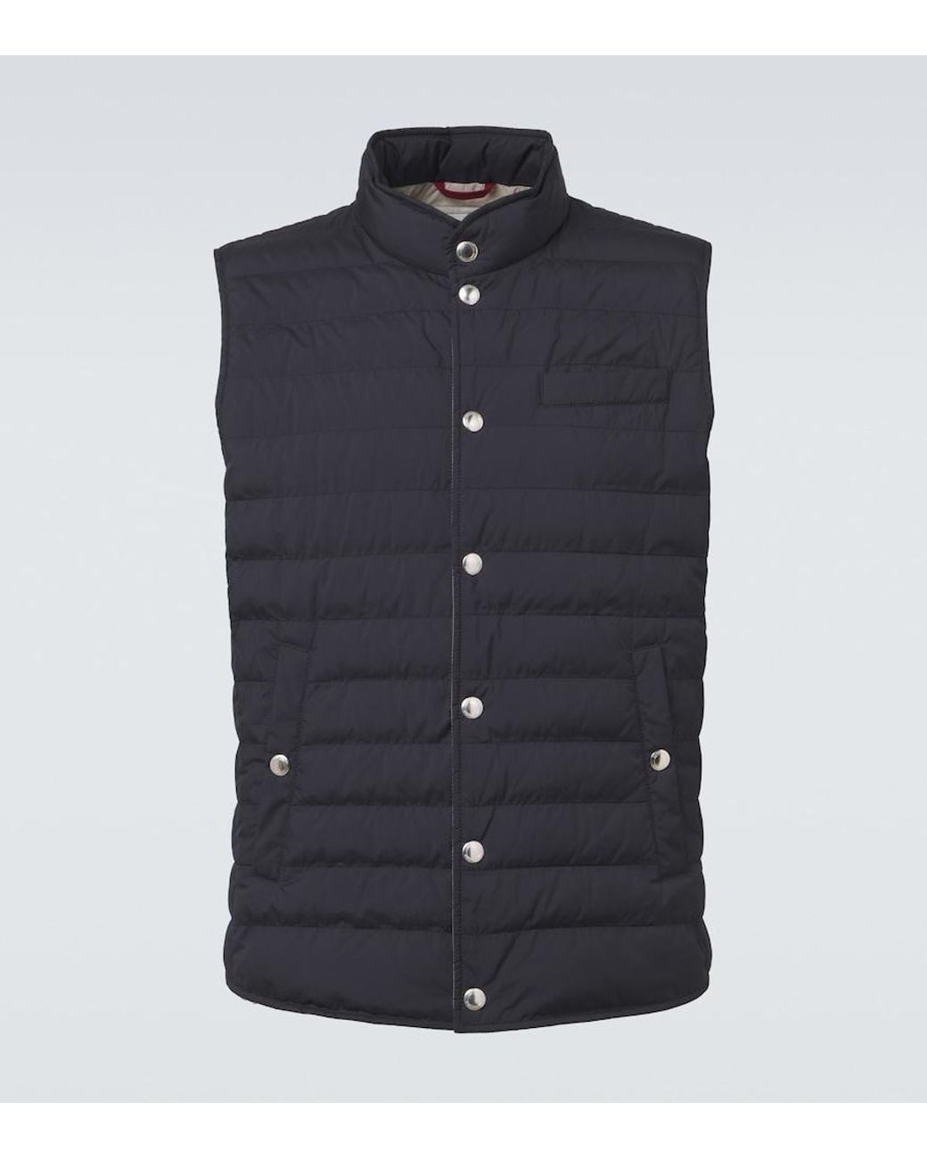 Brunello Cucinelli Blue Padded Vest for men