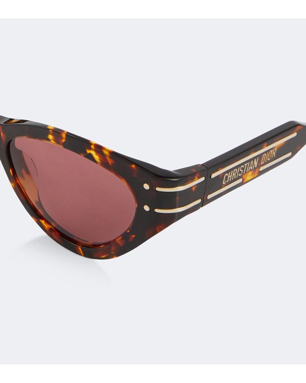 Dior Brown Diorsignature B7I Cat-Eye Sunglasses