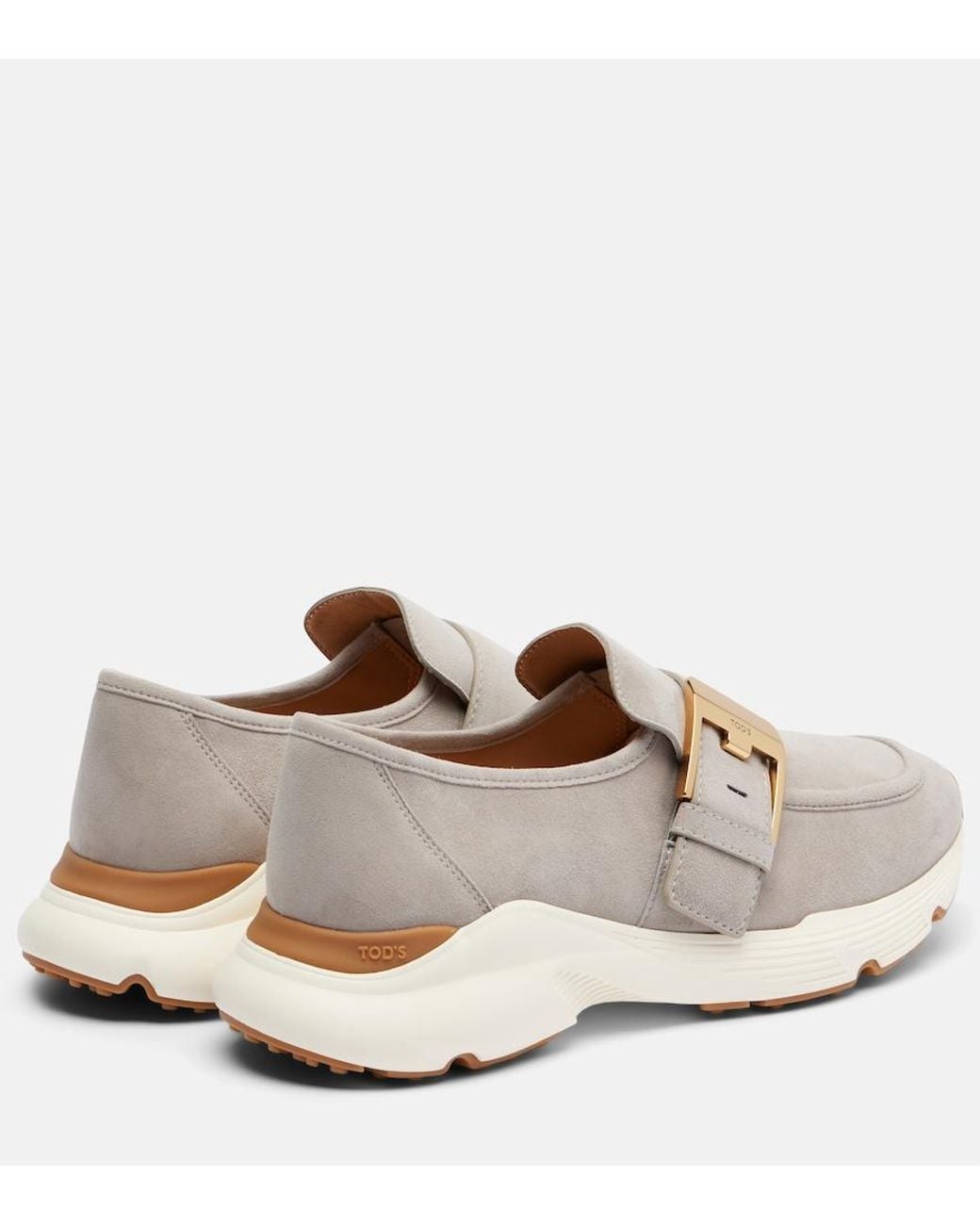 Baskets Runner En Daim Tod's en coloris White