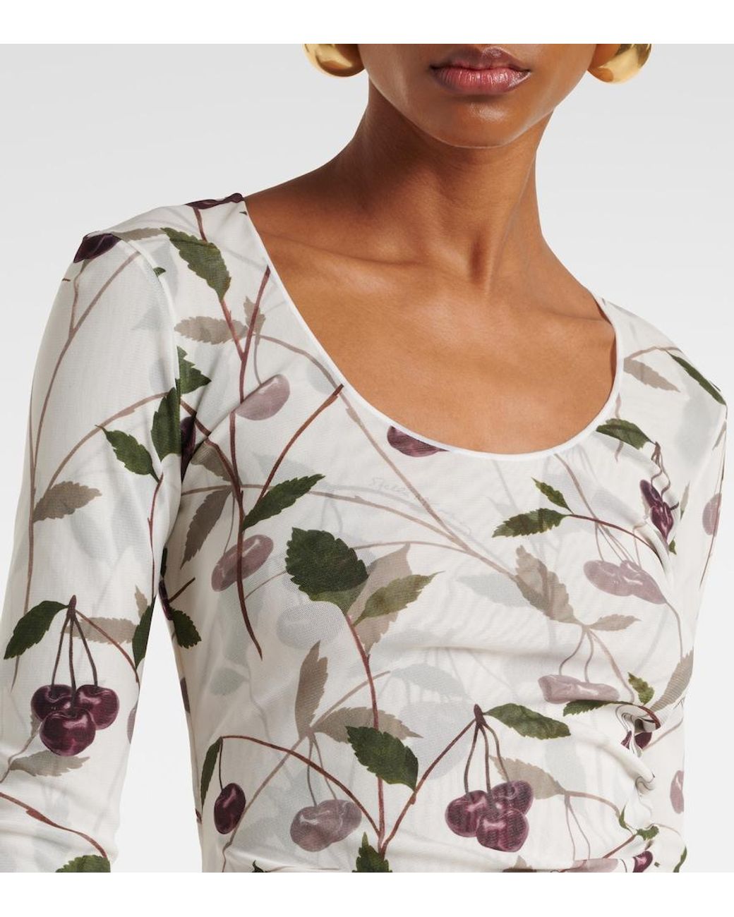 Stella McCartney White Jersey Top