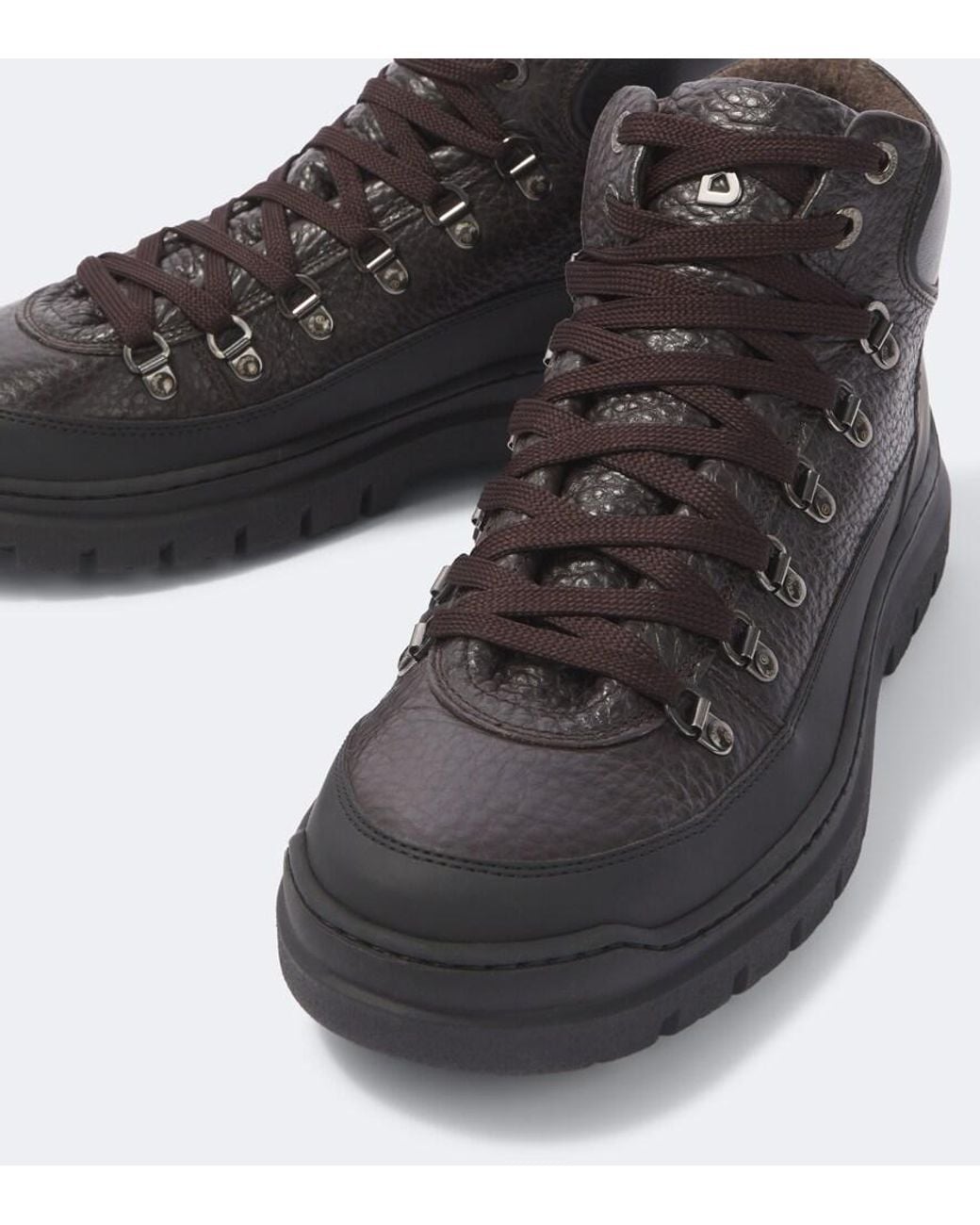 Bogner Brown Bansko S 2 D Leather Lace-Up Boots for men