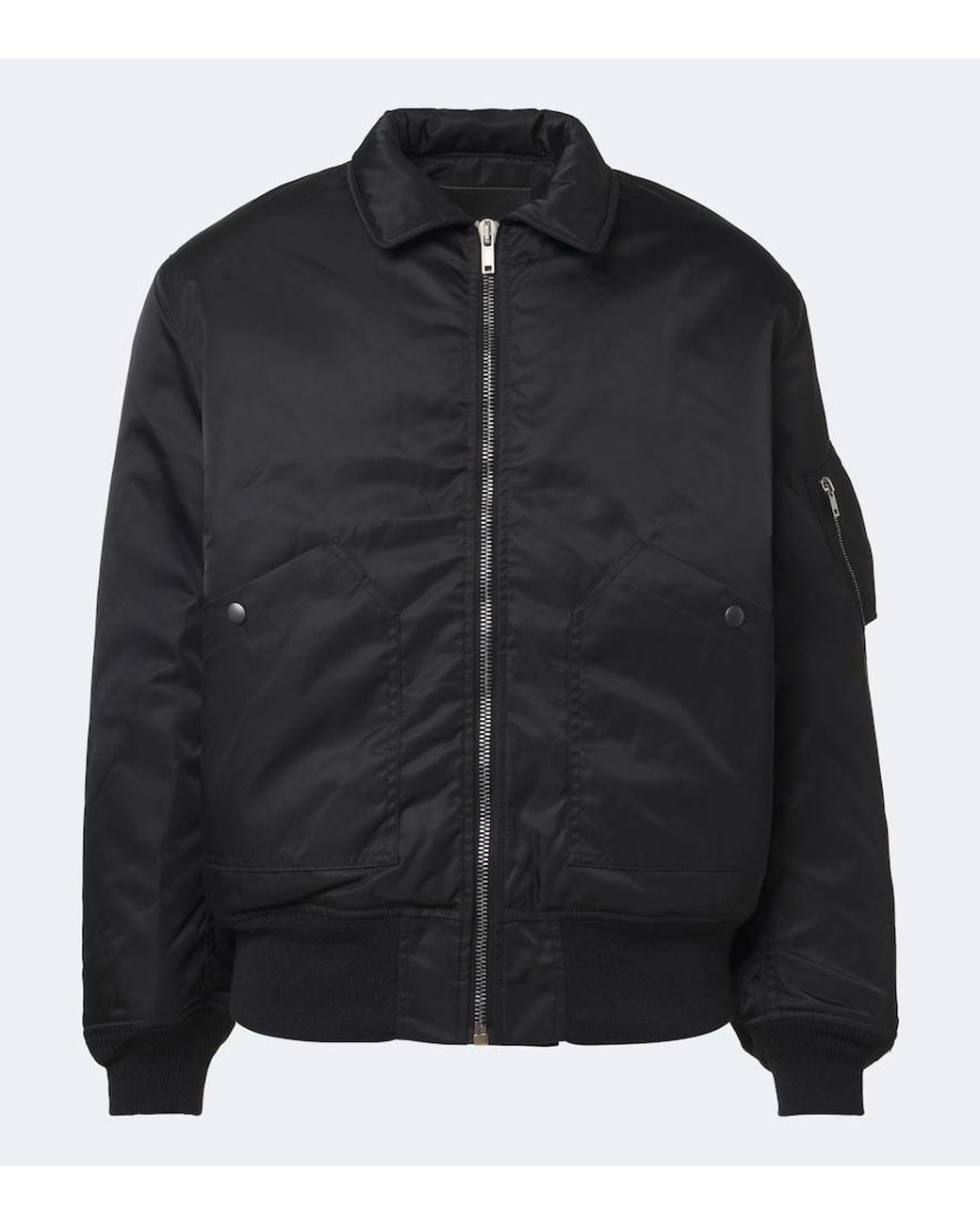 Rick Owens Black Drkshdw Flyers Twill Blouson Jacket for men