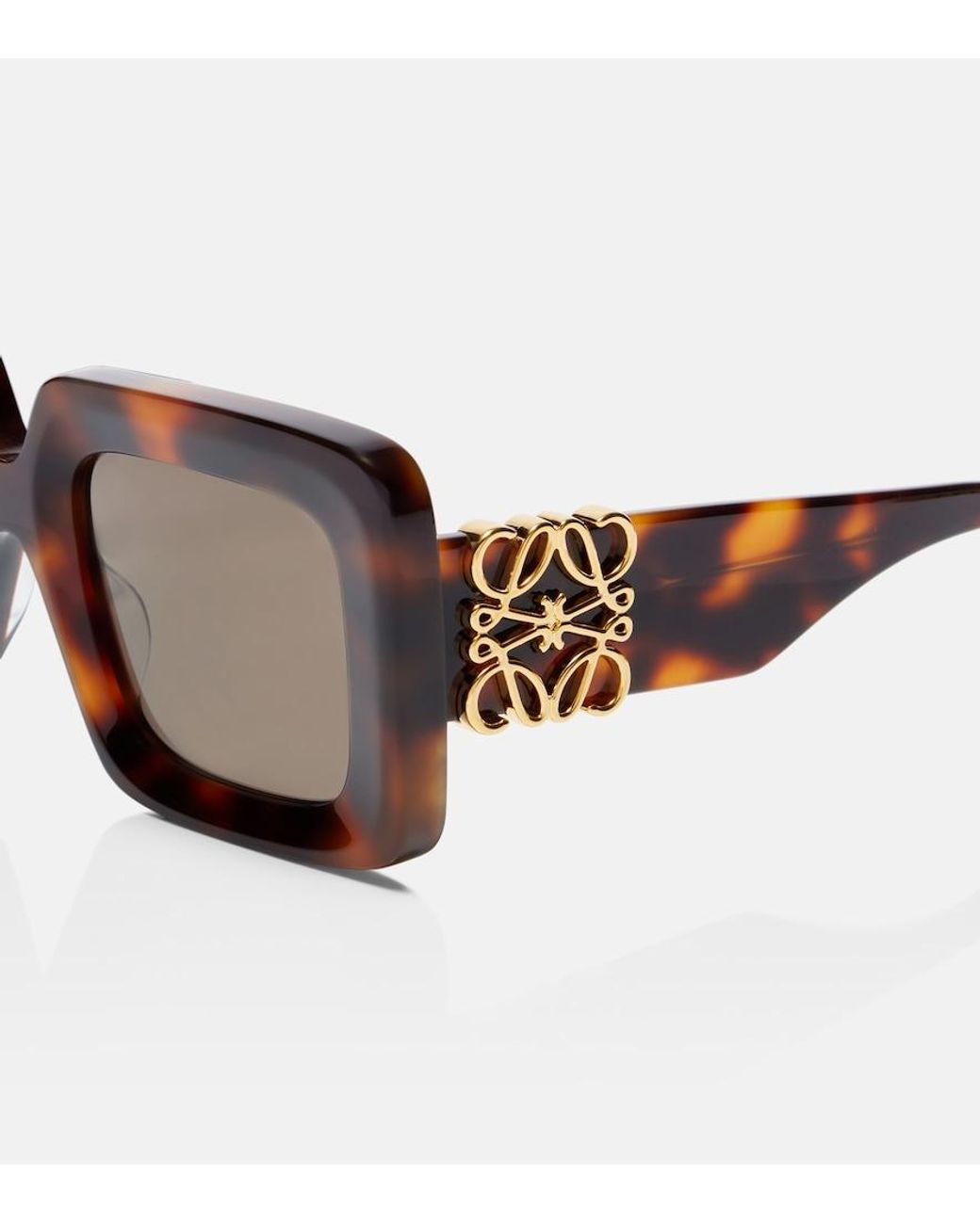 Loewe Brown Anagram Oversized Sunglasses