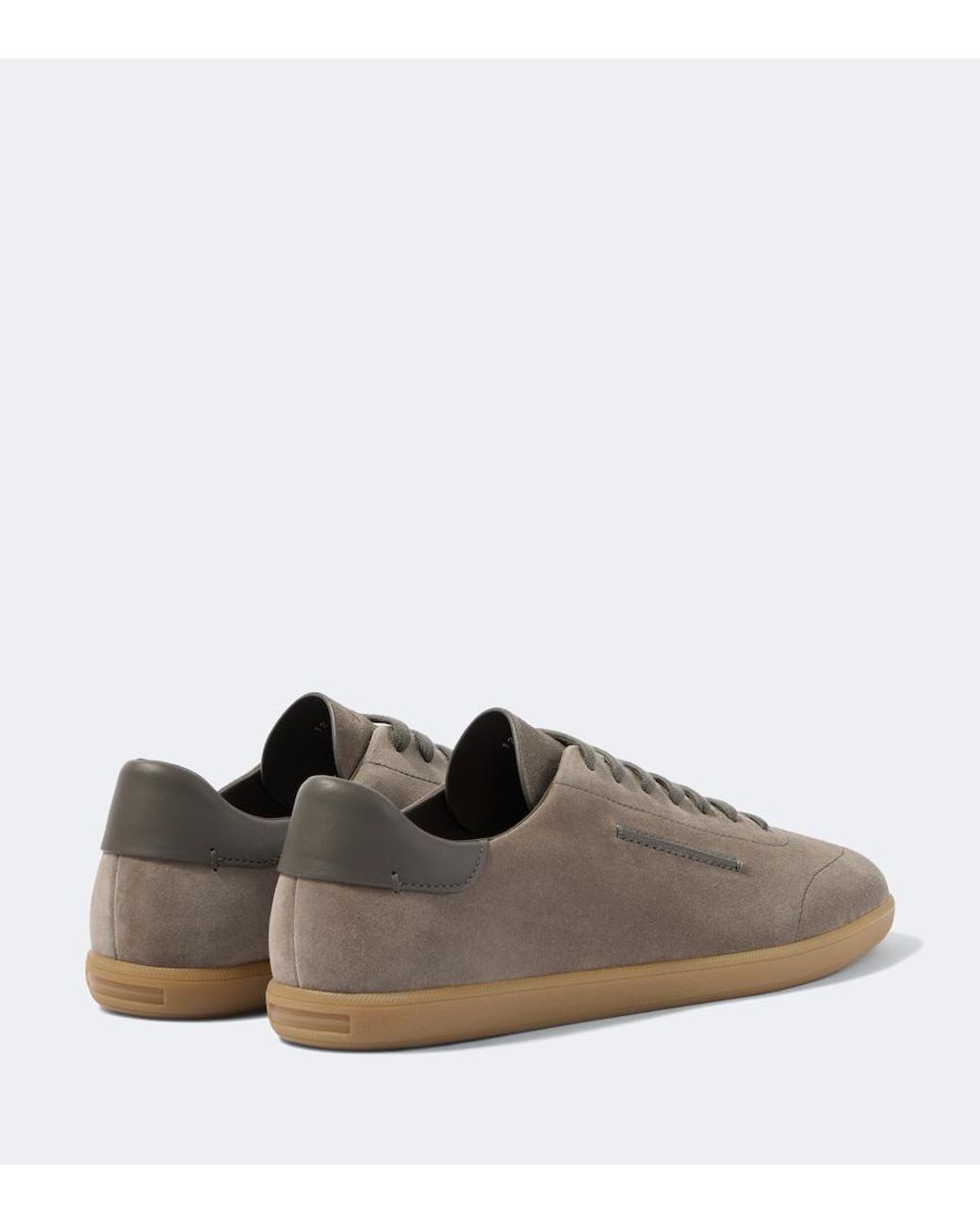 Zegna Brown 232 Suede Sneakers for men