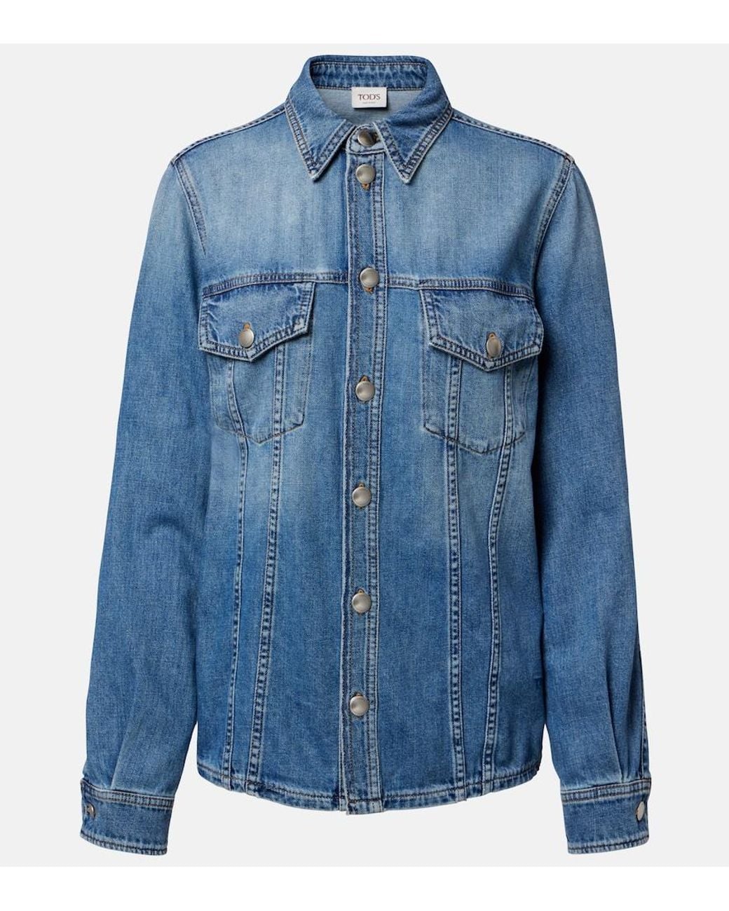 Tod's Blue Denim Shirt