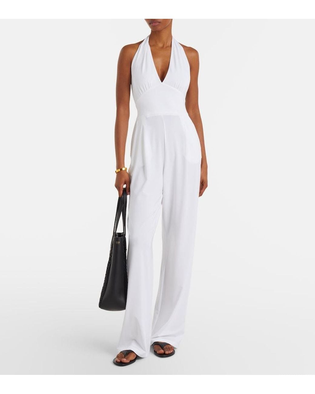 Max Mara White Acume Jumpsuit