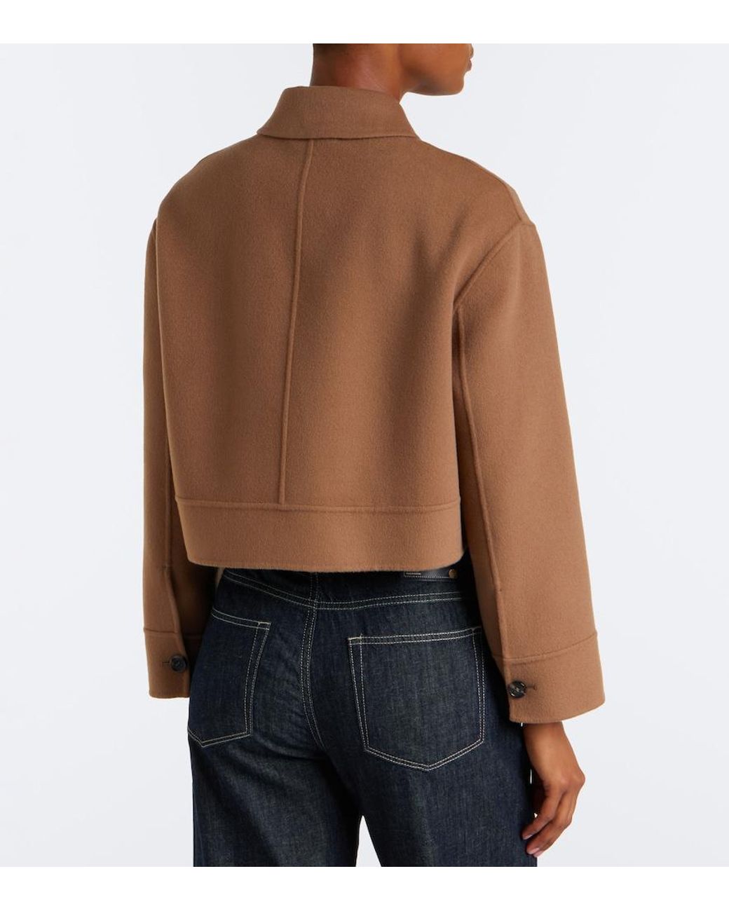 Max Mara Brown Virgin Wool Jacket