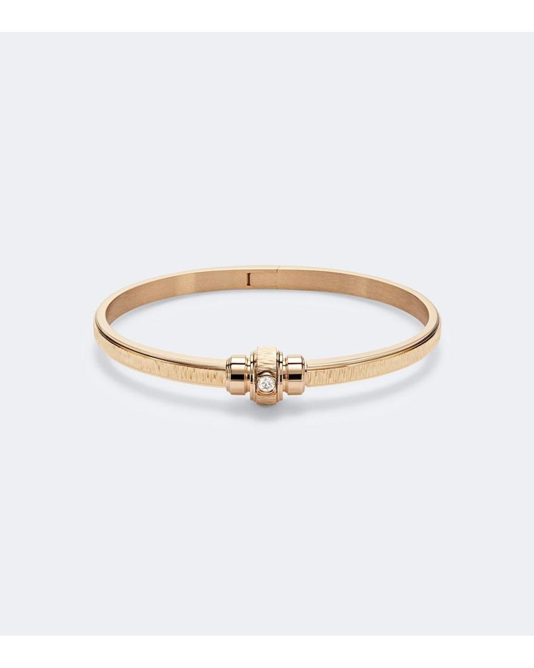 Piaget White Possession Decor Palace 18Kt Rose Bangle With Diamond