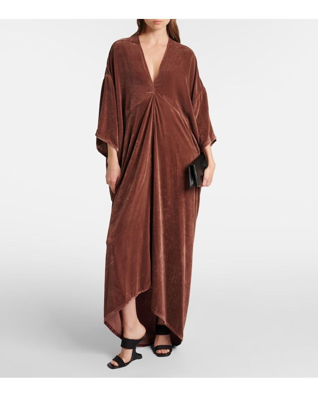 Rick Owens Brown Maxi Dress