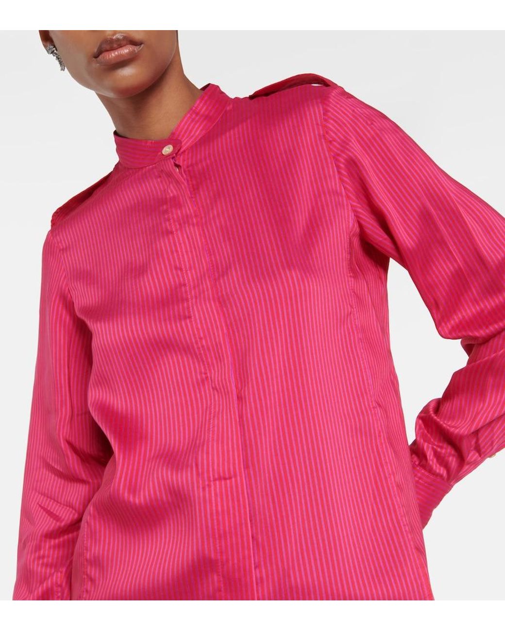 Isabel Marant Pink Ilda Striped Shirt