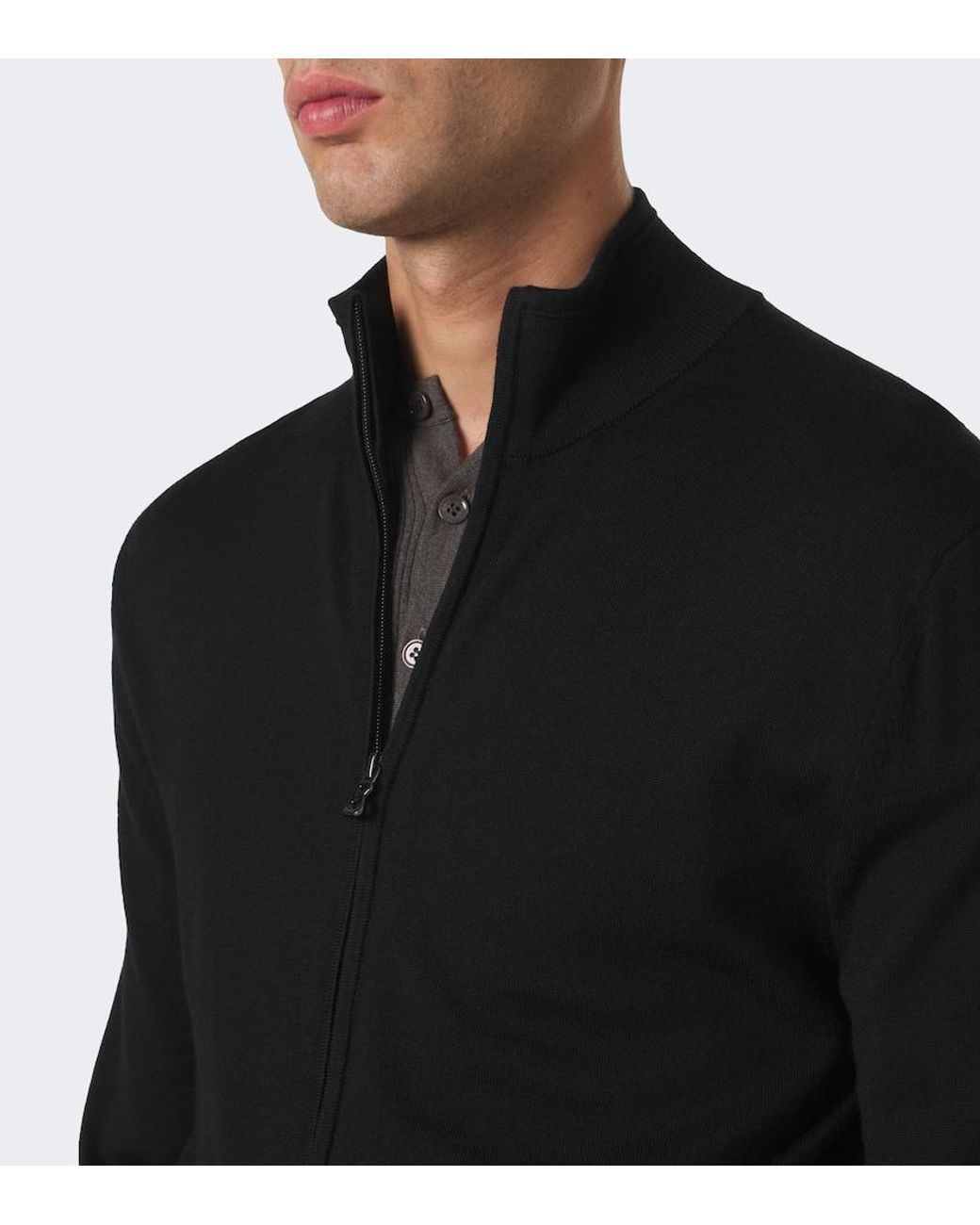 Bogner Black Oscar Virgin Wool Ski Jacket for men