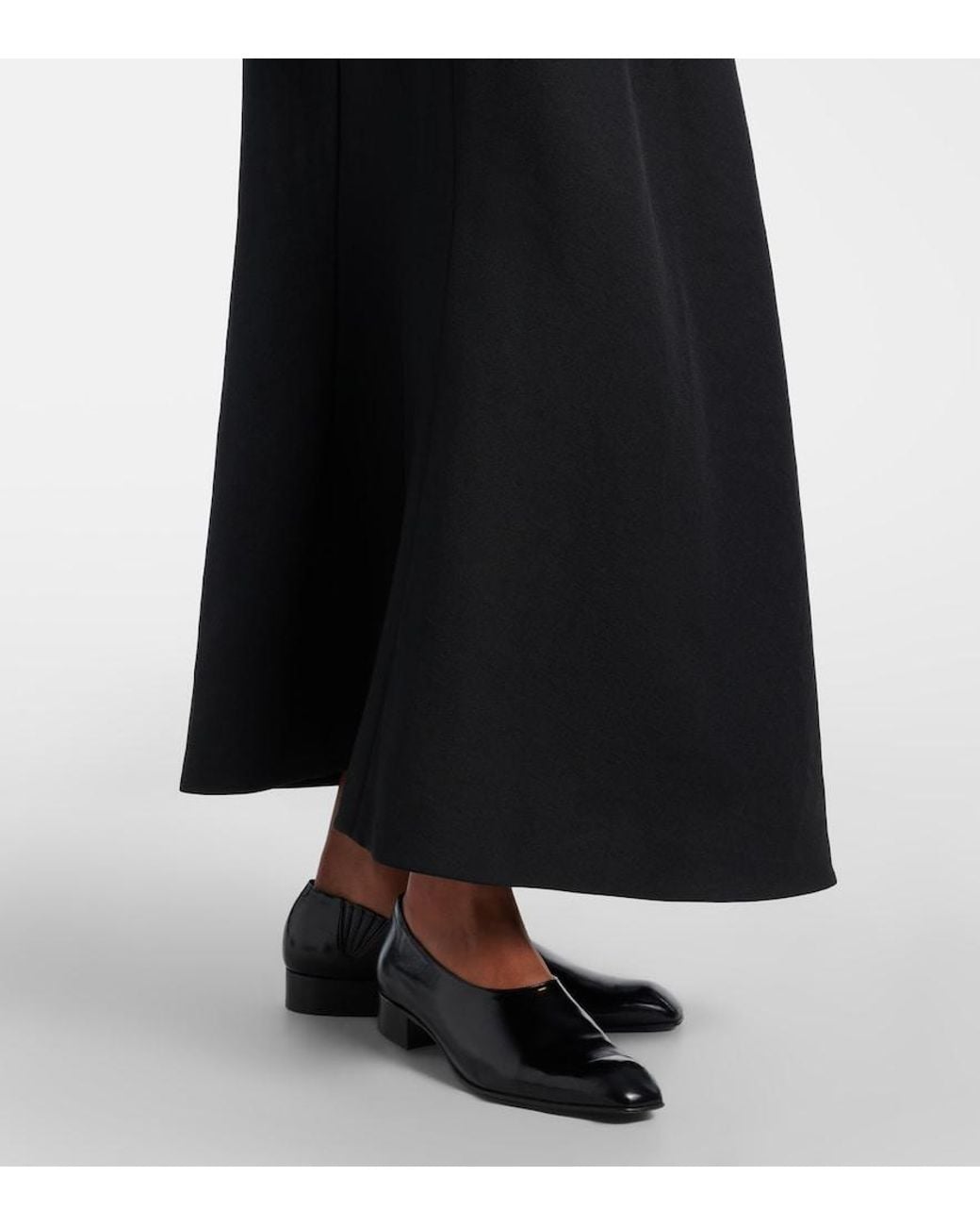 Khaite Black Ria Maxi Dress