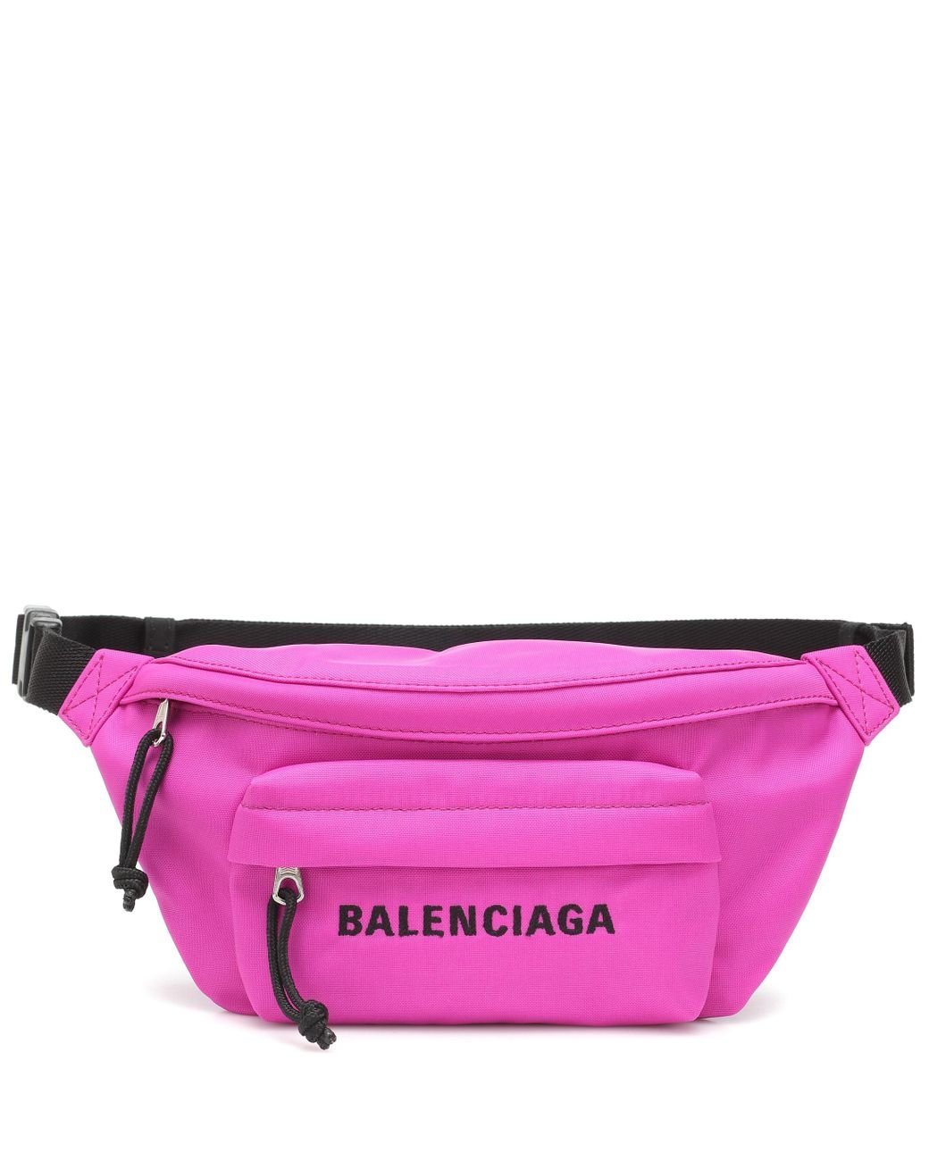 Balenciaga Pink XS Drawstring Wheel Bucket Bag – BlackSkinny