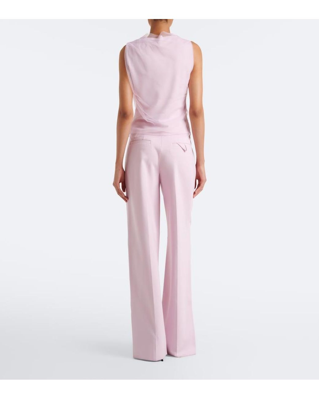Dorothee Schumacher Pink Emotional Essence Jersey Wide-Leg Pants