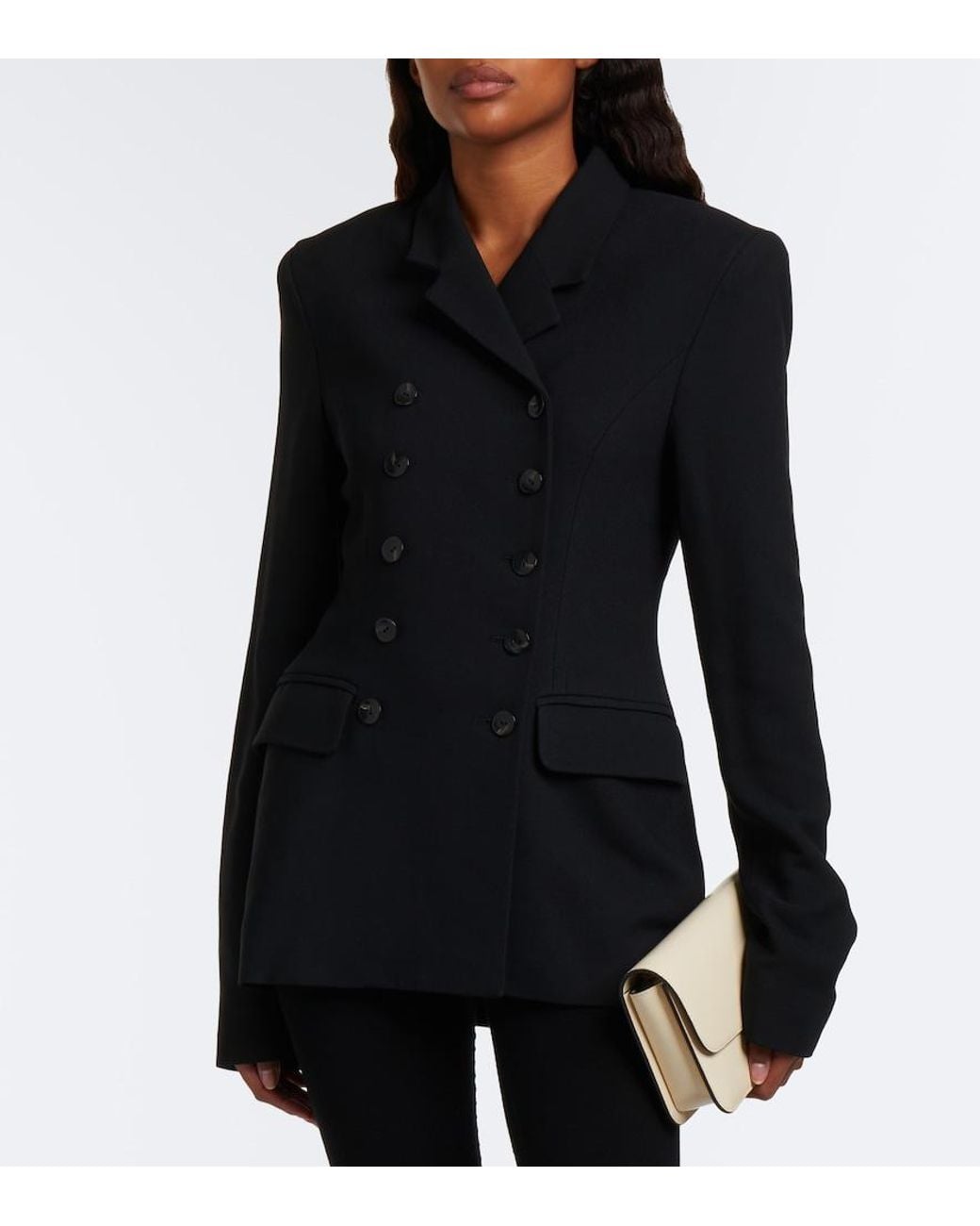 TOVE Black Hero Double-Breasted Jacket