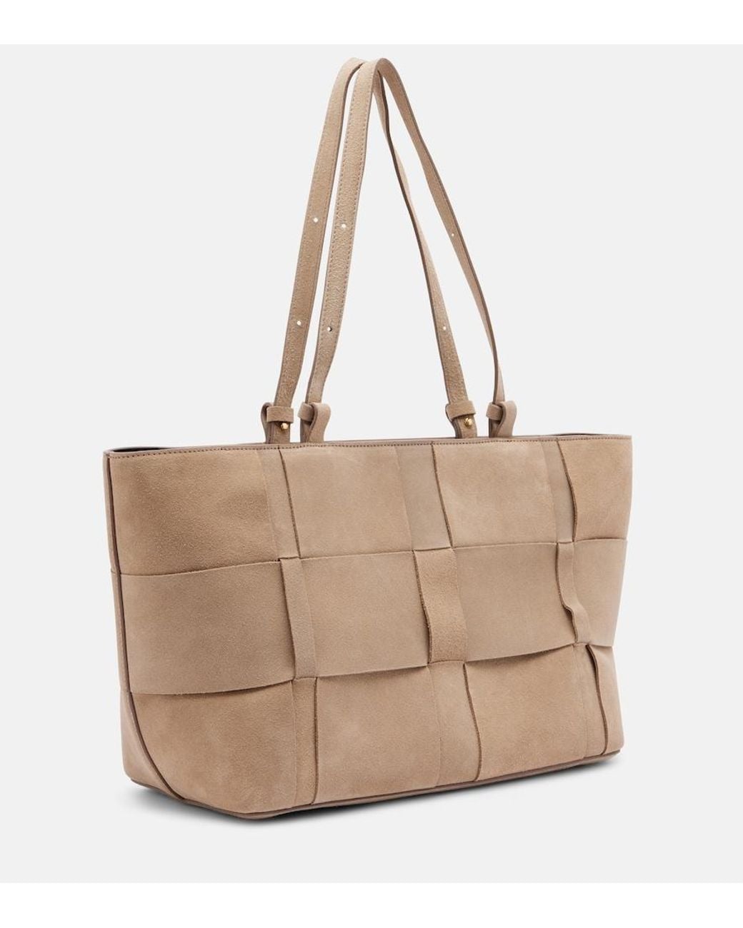 DeMellier London Natural Florence Large Suede Tote Bag