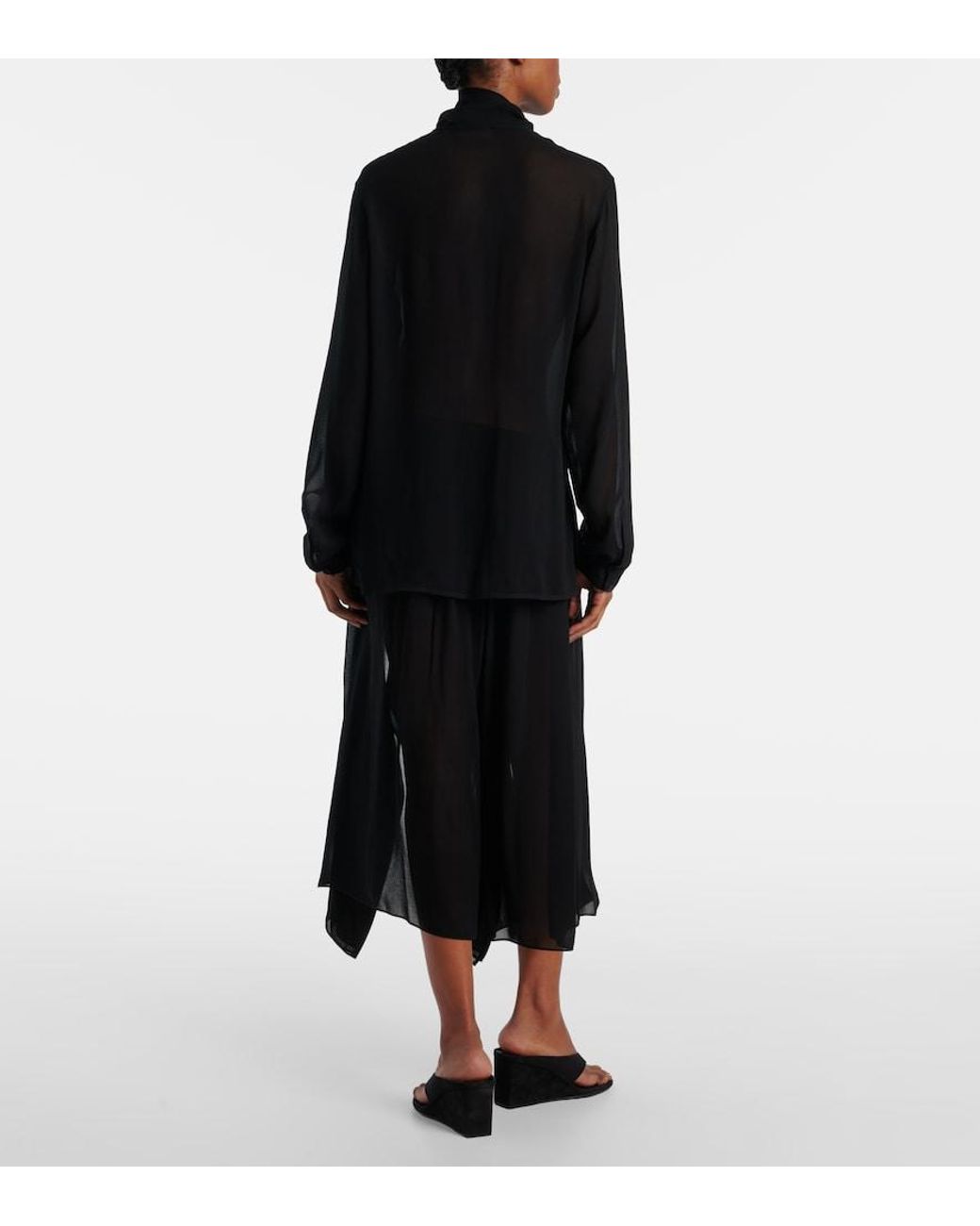 Blouse Alaïa en coloris Black