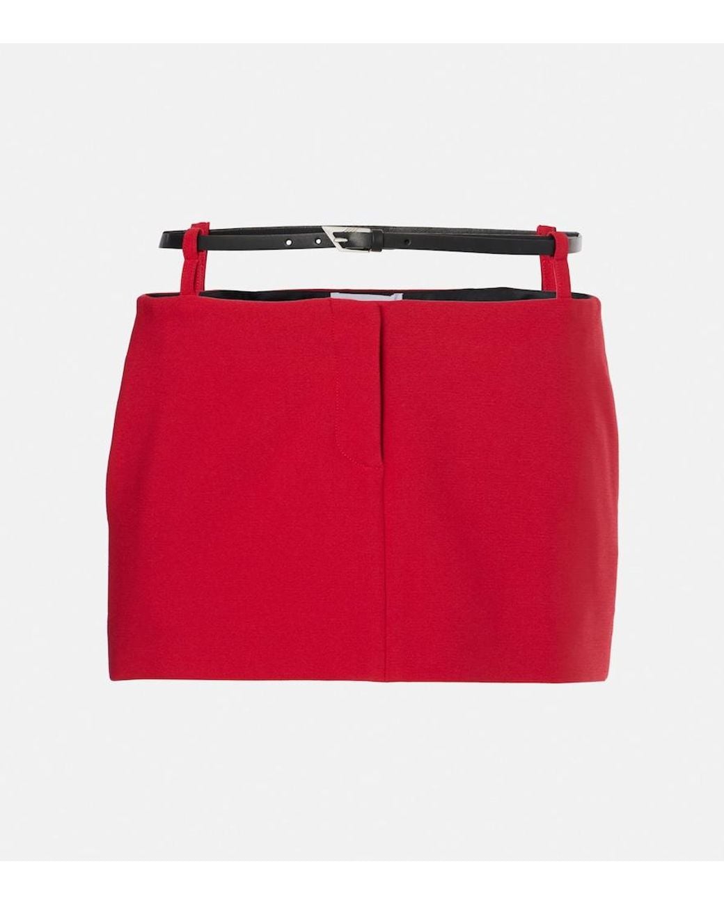 The Attico Red Miniskirt