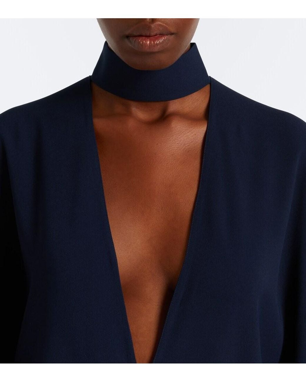Taller Marmo Blue Ooo Crepe Cady Kaftan