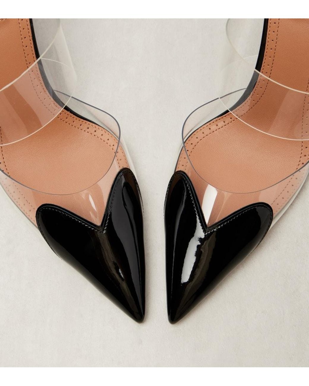 Alaïa Brown Le Cour 90 Pu And Leather Wedge Mules