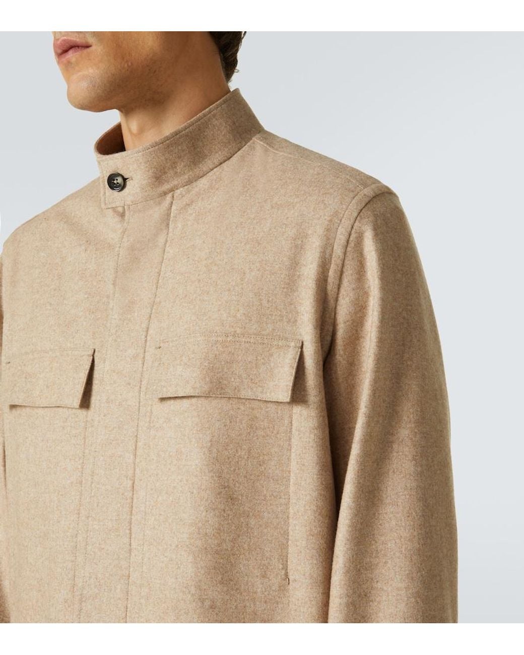 Zegna Natural Cashmere Jacket for men