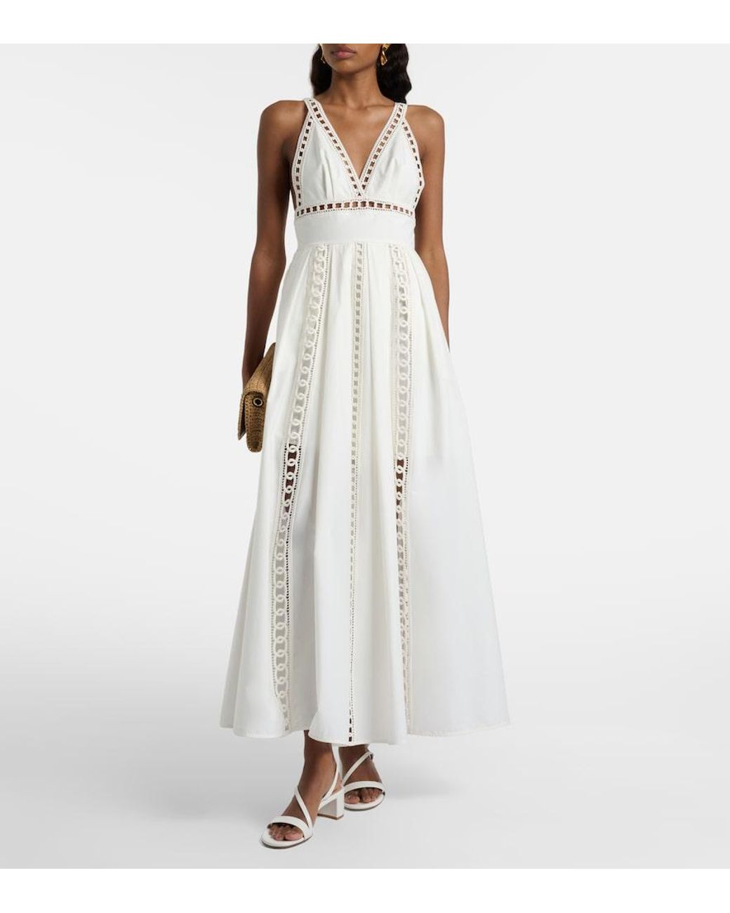 Gianvito Rossi White Betsey 45 Leather Sandals