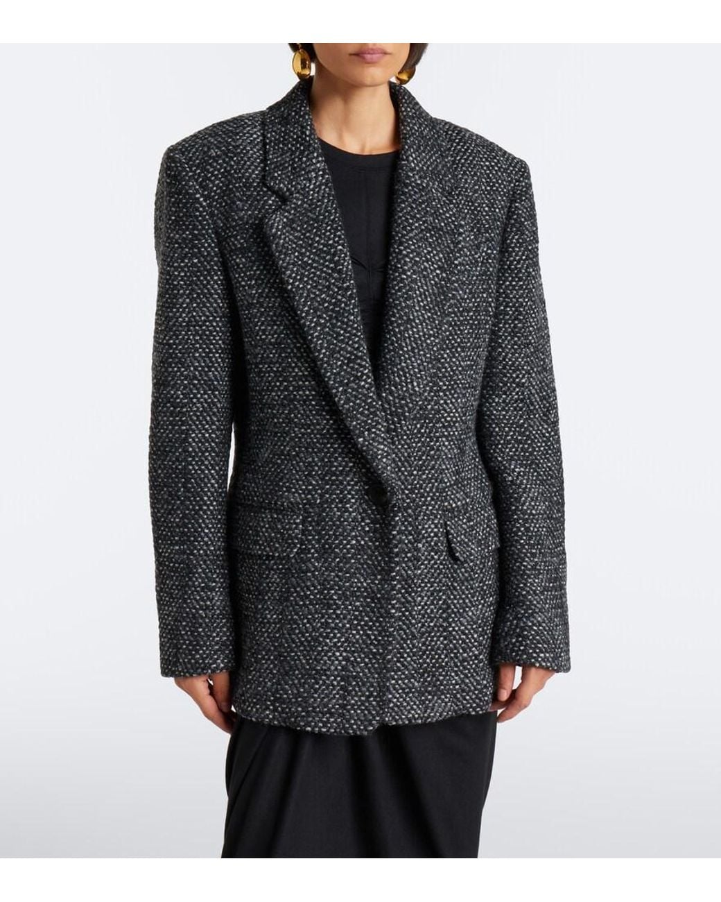 Isabel Marant Black Parly Herringbone Jacket