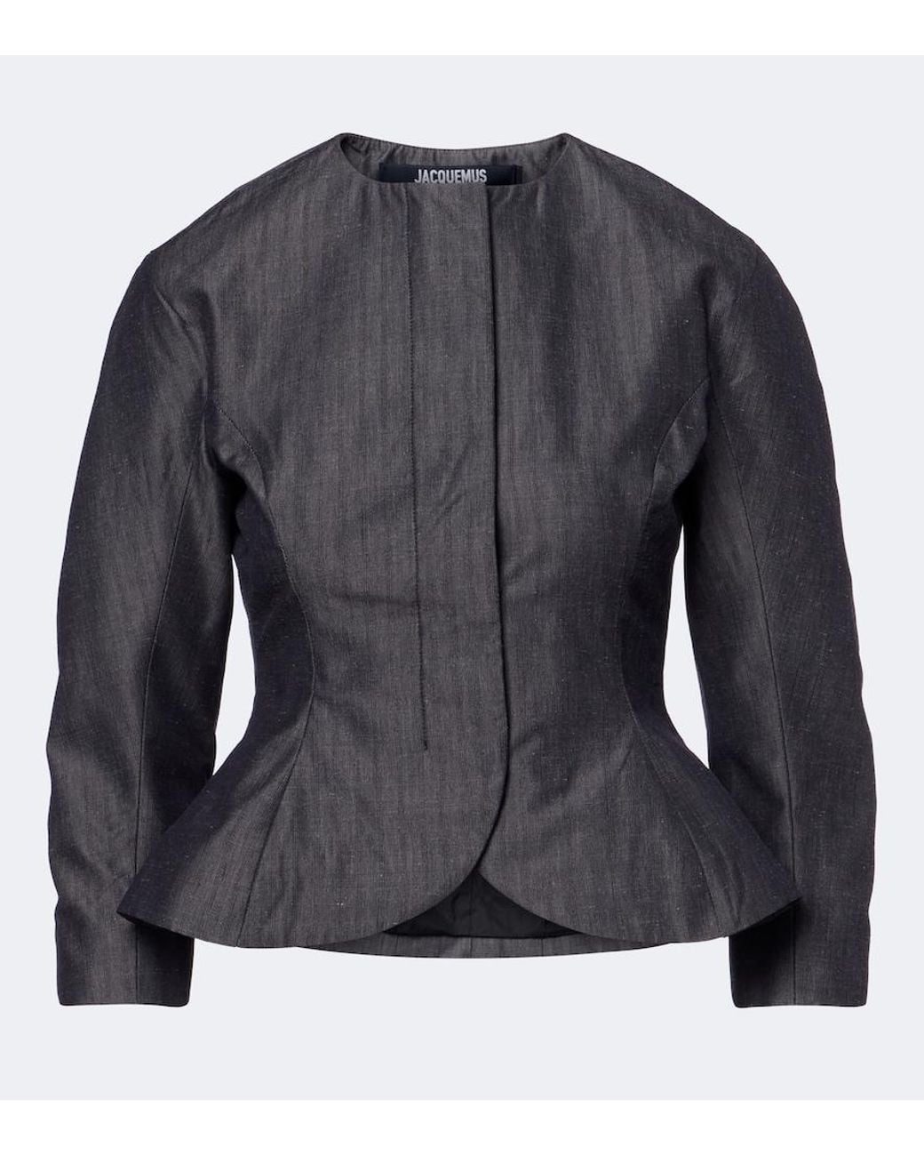 Jacquemus Black Palmier Cotton And Mohair-Blend Jacket