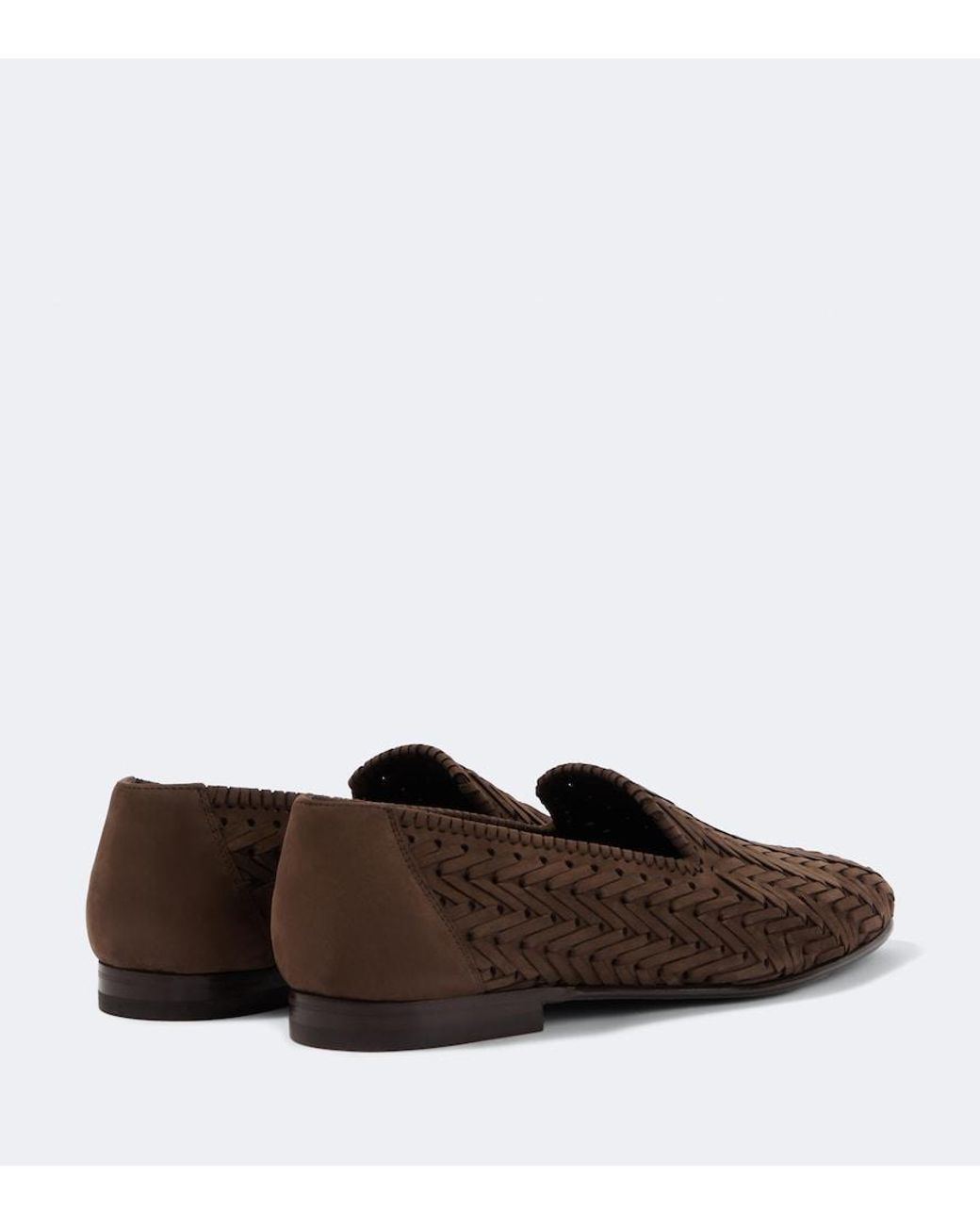Manolo Blahnik Brown Mario Suede Loafers for men