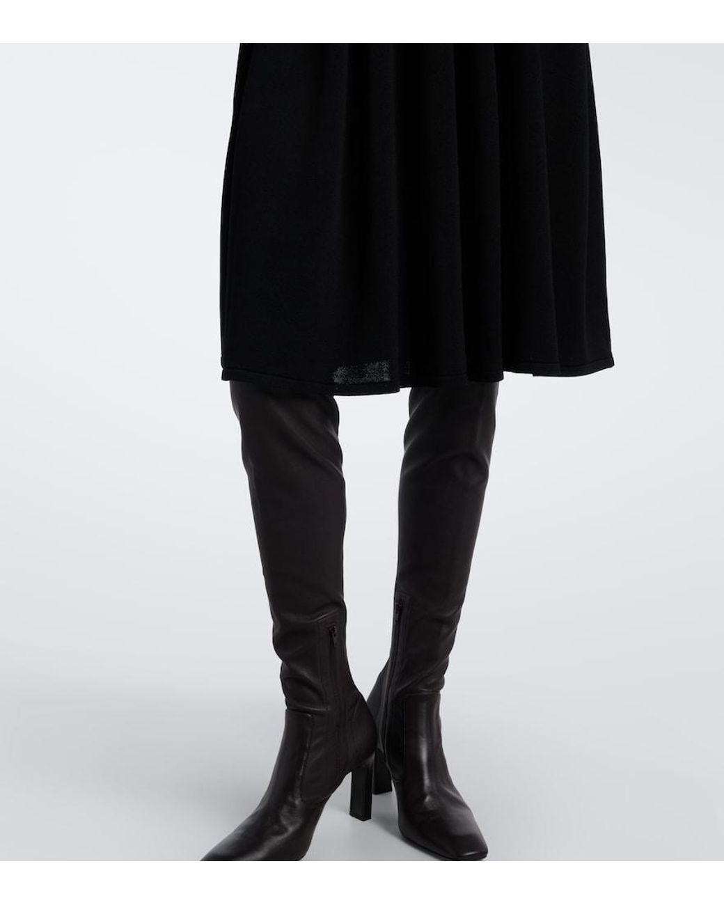 Totême Black Knitted Minidress