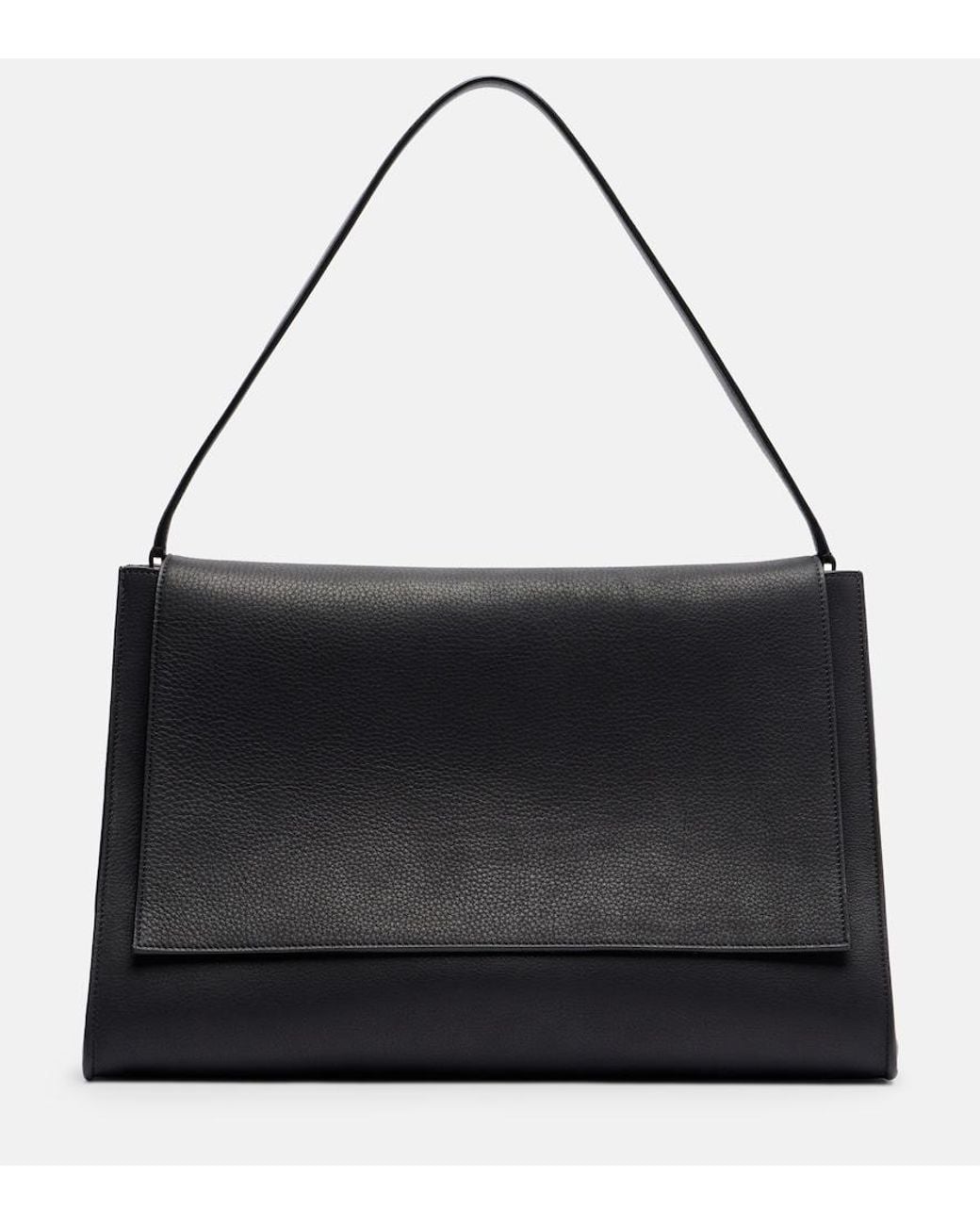 Nour Hammour Black Amal Leather Shoulder Bag