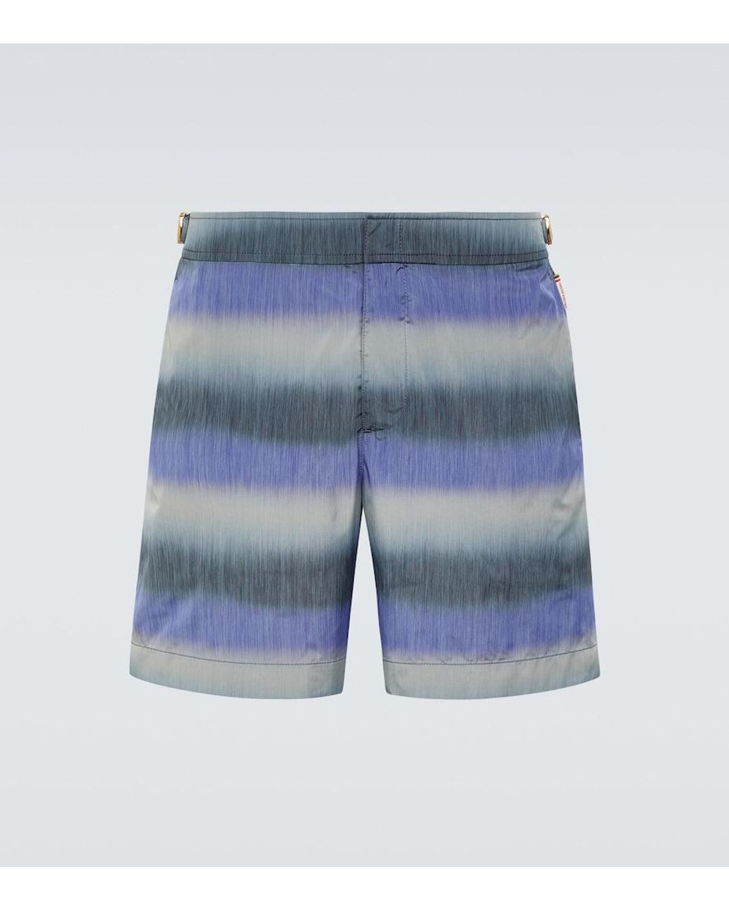 Orlebar Brown Blue Printed Swim Trunks for men