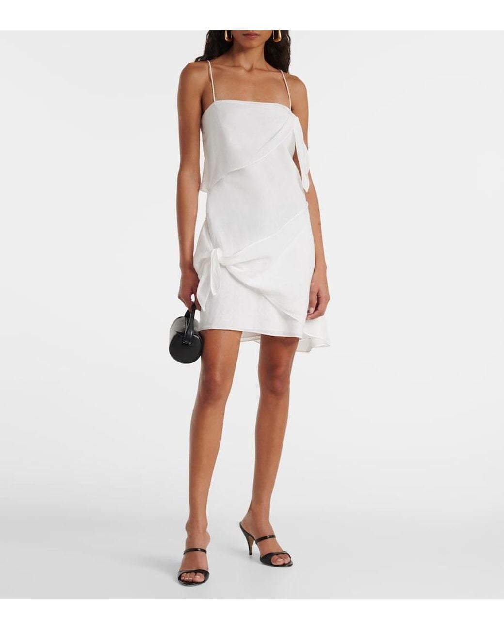 Sir White Rosalia Wrap Dress