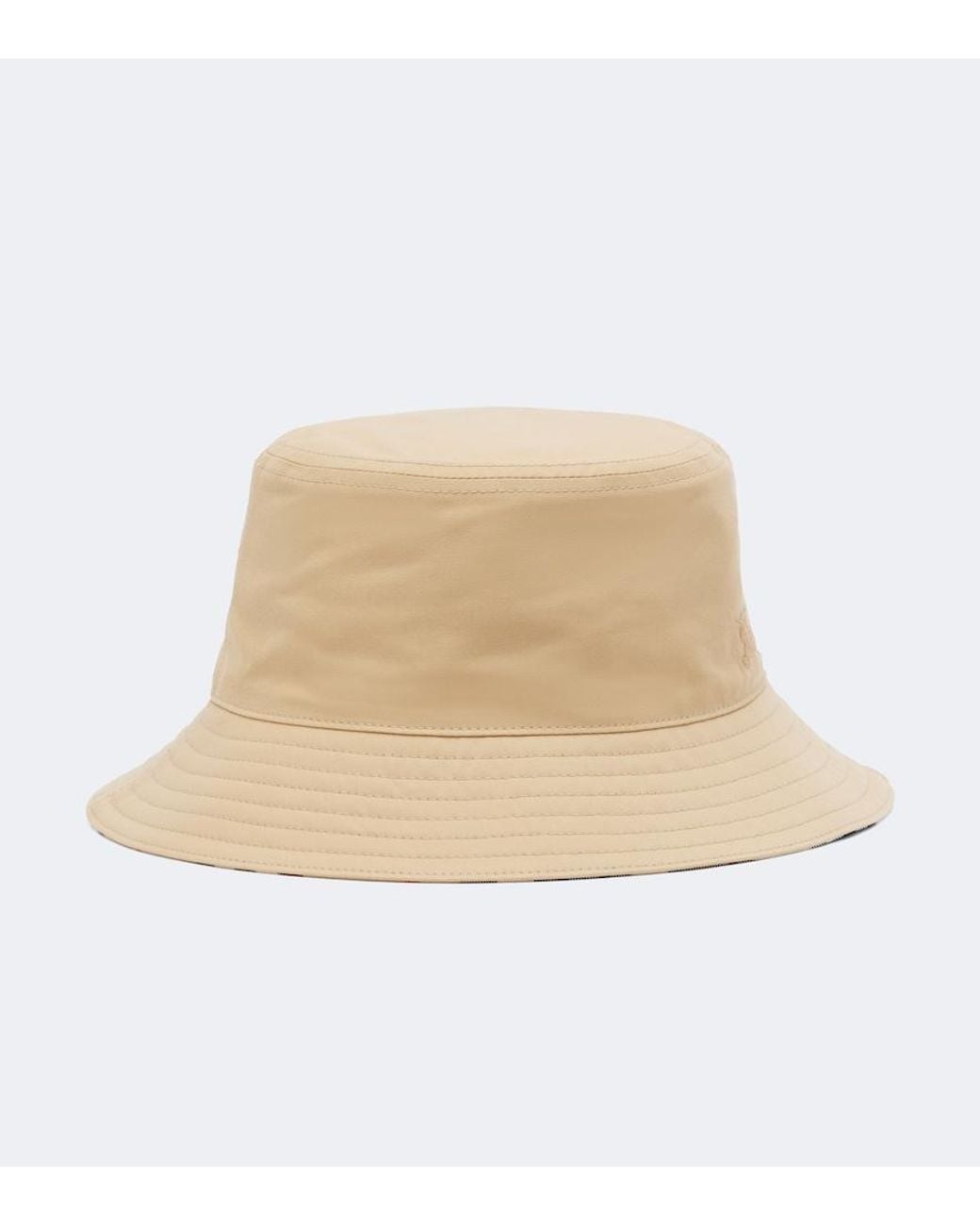 Burberry Natural Ekd Cotton Bucket Hat