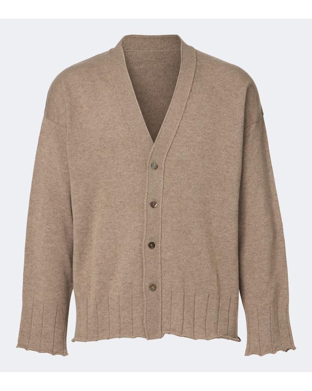 STÒFFA Brown Cashmere Cardigan for men