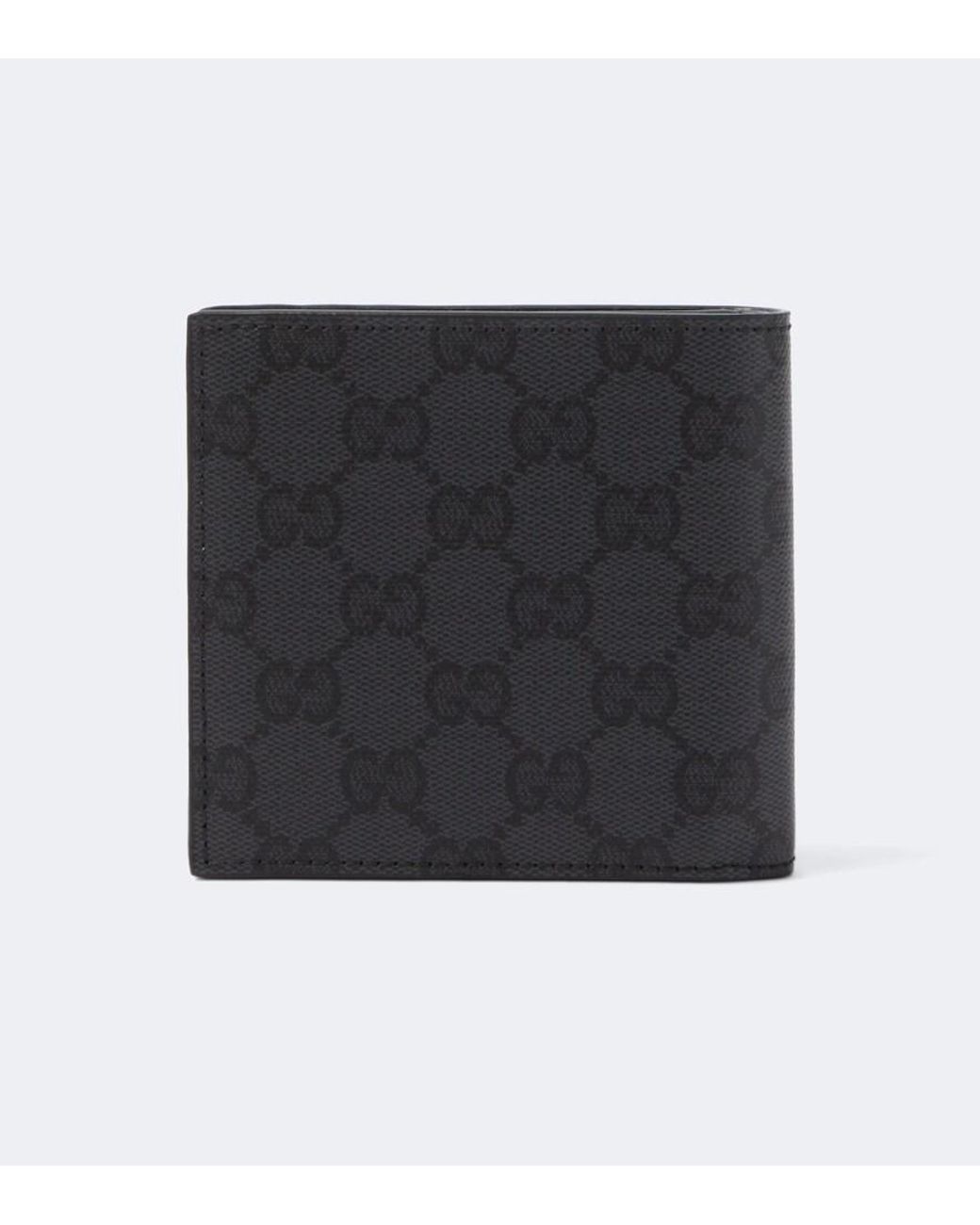 Gucci Black Gg Canvas Wallet for men