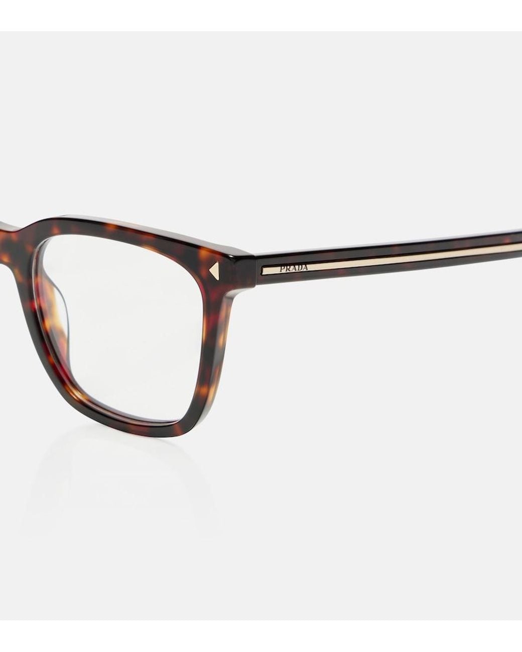 Prada Brown Square Glasses