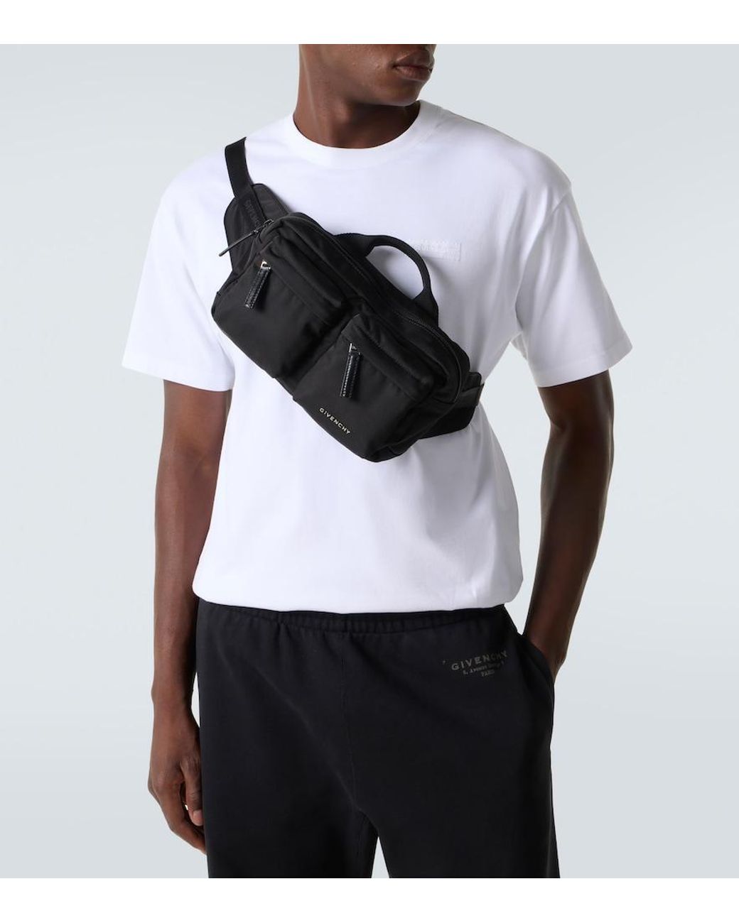 Givenchy Black Essential U Belt Bag for men