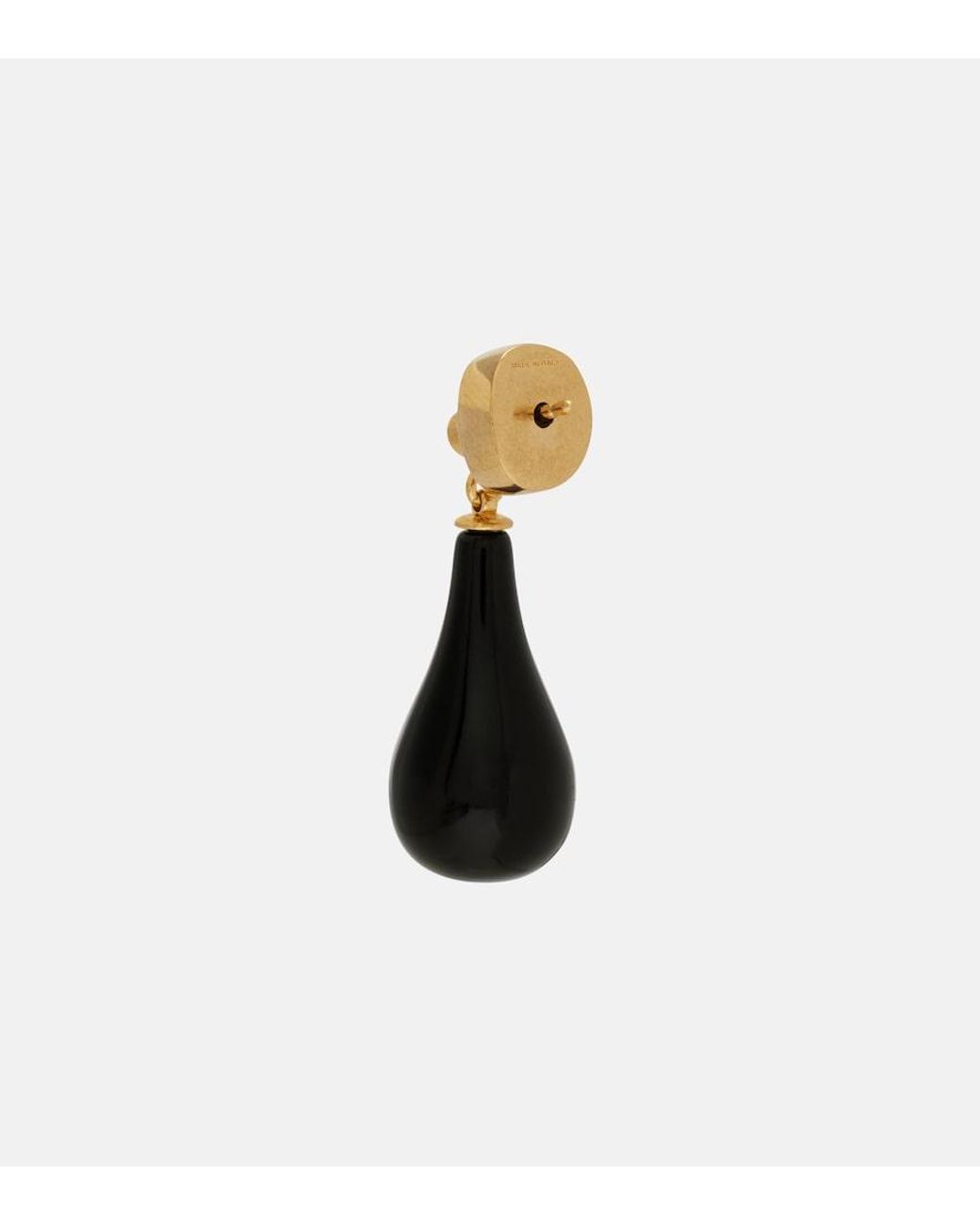 Totême Black Onyx-Plated Drop Earrings