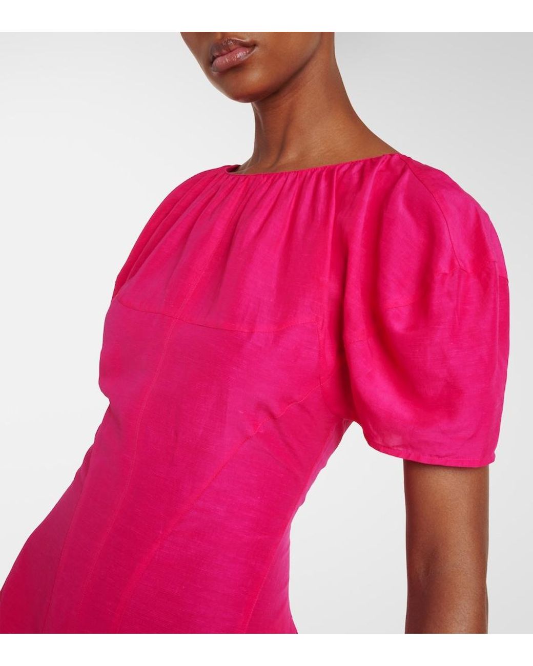 Tory Burch Pink Short Sleeve Dress