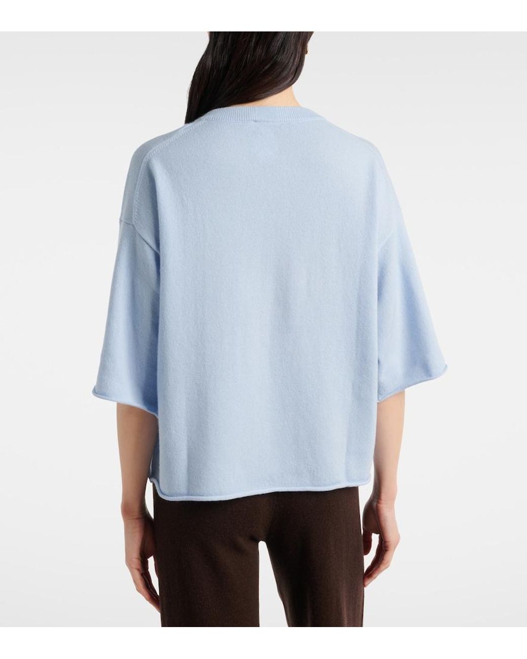Jardin Des Orangers Blue Cashmere Sweater