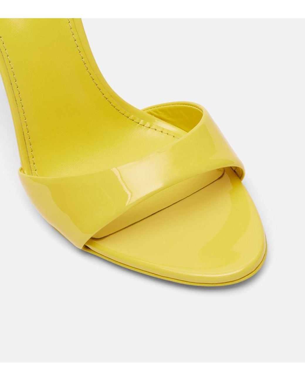 Paris Texas Yellow Lidia Patent Leather Mules