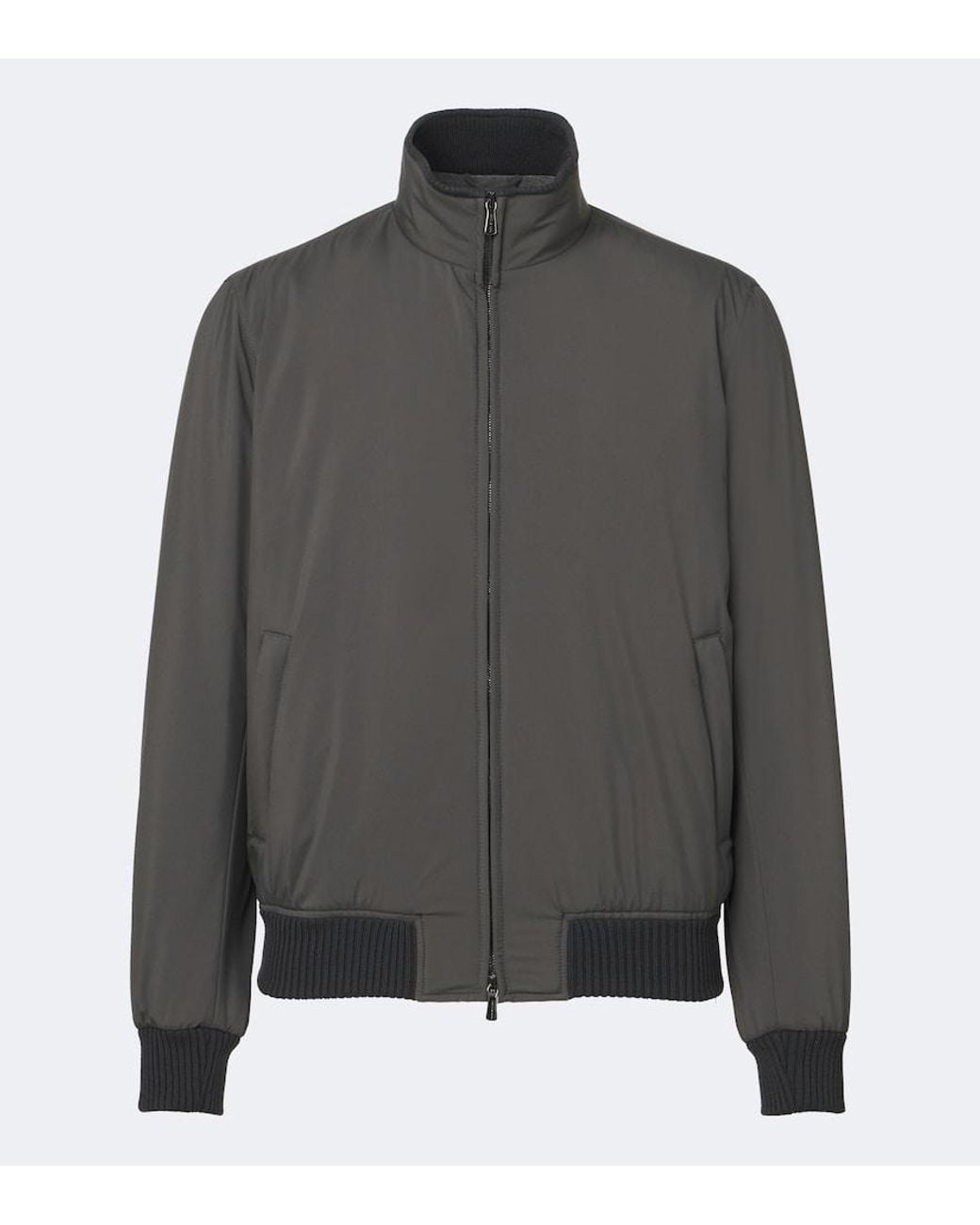 Thom Sweeney Gray Technical Blouson Jacket for men