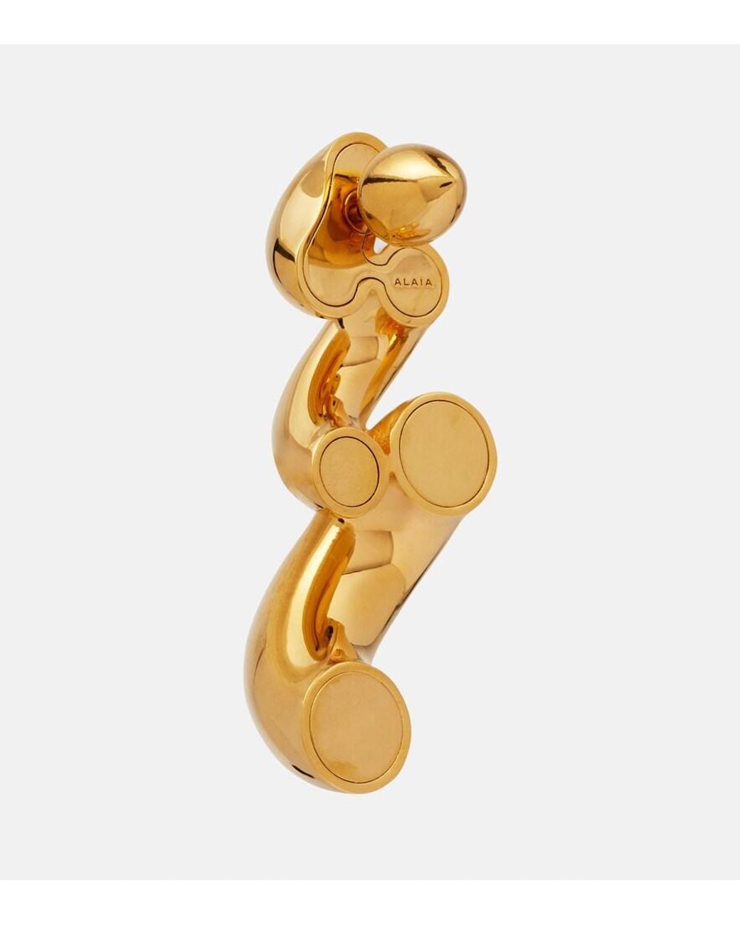 Alaïa Metallic Torsion Earrings