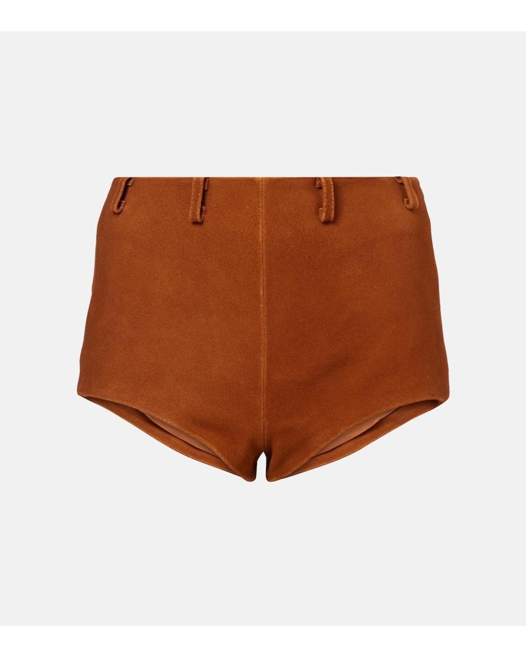 Short En Daim Self-Portrait en coloris Brown